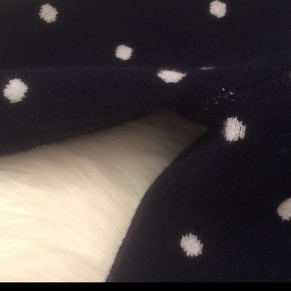 Cynthia Rowley Navy Polka Dot Sweater - Picture 4 of 6